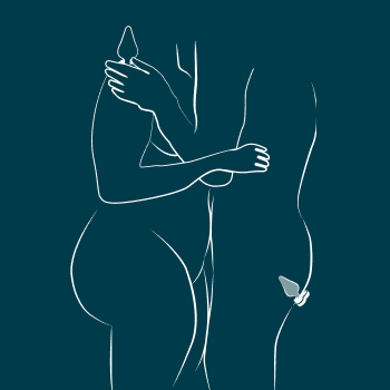 Try wearing ROMP Luster while masturbating or enjoy during partner play. Start with the smallest toy and increase size as you get more comfortable.