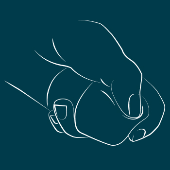 Gently position the stimulation head on your body and let the fun begin! Explore and discover the spot that feels oh-so-right for you. Press and hold the - button for 3 seconds to turn the device off.