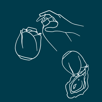 Apply water-based lube to the stimulation head and to your clit. Position the stimulation head on your clit with light pressure.